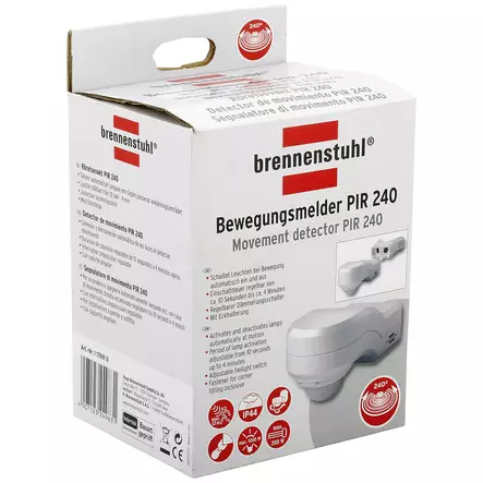 LIIKETUNNISTIN 240 ASTETTA KULMA-ASENNUS SRJ - Valaisimet - BR0910 - 2