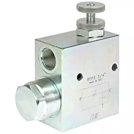 MÄÄRÄNSÄÄTÖVENTTIILI 3/4 RFP3 100L 350BAR - Hydrauliikkaventtiilit - H81130 - 1