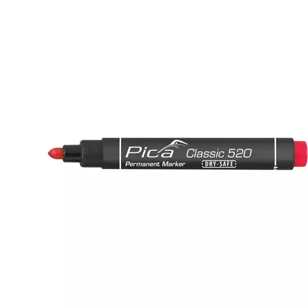 PICA 520 Classic 1-4mm punainen huopakynä - Piirtopuikot, kynät ja merkintätyökalut - P52040 - 1