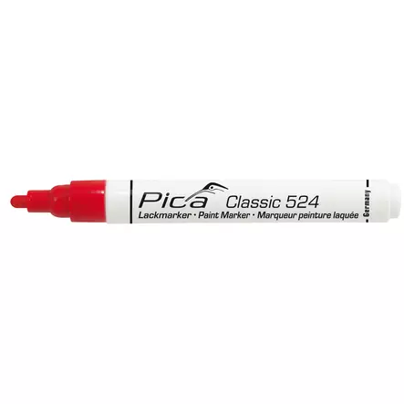 PICA 524 Classic 2-4mm punainen maalikynä - Piirtopuikot, kynät ja merkintätyökalut - P52440 - 2