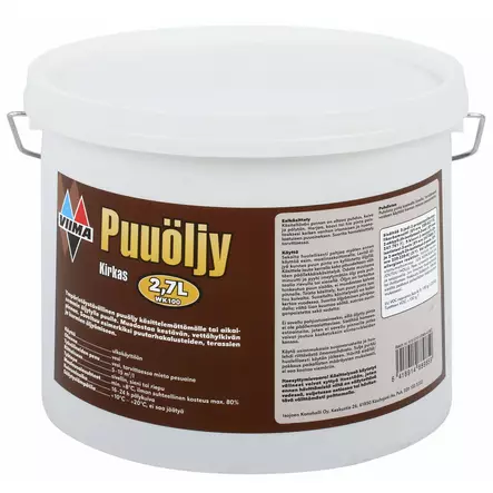 PUUÖLJY KIRKAS 2,7L - Maalit - WK100 - 1