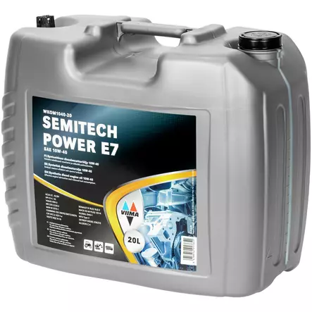SEMITECH POWER E7 10W-40L 20L - Moottoriöljyt - WKOM1040-20 - 1