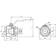 2-TIE KUULAHANA 1.1/4 420BAR - Hydrauliikkaventtiilit - HGB20 - 2