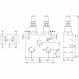 KAKSOISPAINEENRAJOITUSVENTTIILI 1/2 VMPD 10-180BAR - Hydrauliikkaventtiilit - H80734-180 - 2