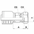 LETKULIITIN JIC 1.5/8-1.1/4 SUORA SISÄKIERRE - Hydrauliikkaliittimet - PS225102020 - 3