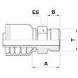 LETKULIITIN ORFS 1.11/16-1.1/4 SUORA ULKOKIERRE - Hydrauliikkaliittimet - PS124102020 - 3