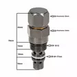 NV452 SHOKKIVENTTIILI 200-250BAR - Hydrauliikkaventtiilit - NV452-AZ250 - 2