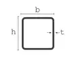 RHS-putkipalkki 40X40X3X6000mm - RHS putket - 1200331200 - 2