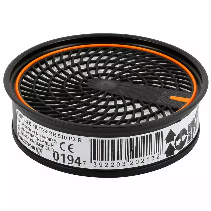 HIUKKASSUODATIN SR510 P3 SR100/200/500 - Hengityssuojaimet - HS500510 - 1
