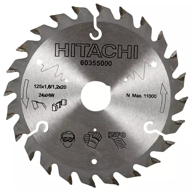 PYÖRÖSAHANTERÄ 125X1,6X20MM Z24 - Työkalujen Terät - HI60355000 - 1