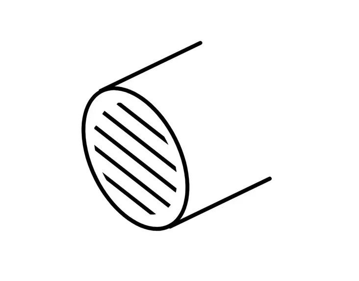 Pyörötanko vedetty teräs 60X1000mm - Pyörötangot - 1300543480 - 1