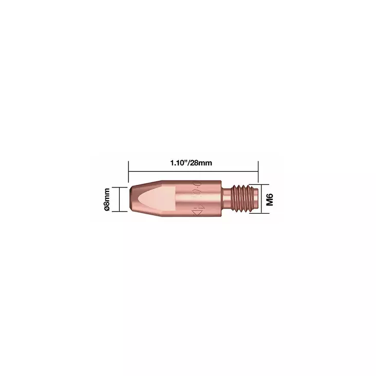 VIRTASUUTIN M6 1,0MM/28MM CRZR 10 KPL PARWELD - Hitsaustarvikkeet - PWB2505-10 - 1
