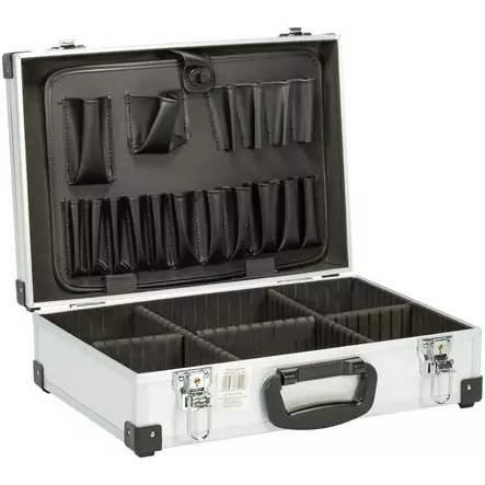 ALUMIINISALKKU 430X315X140 JAKAJILLA - Työkalupakit - ALU021 - 2