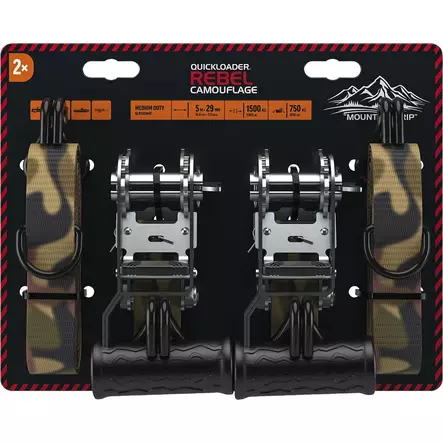 KUORMALIINA QL 1500KG 5M X 29MM REBEL 2-PACK - Sidontaliinat - QL82651 - 2