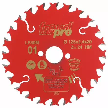 SIRKKELINTERÄ 125X2,4X20MM Z24 - Työkalujen Terät - CFT30001 - 1