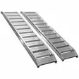 AJOSILTA PARI 1800KG 2130X450 ALUMIINI - Ajosillat ja rampit - MEG31 - 1