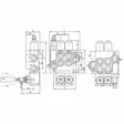 KÄSIOHJAUSVENTTIILI 3/8 40L 7-KARA 2-TOIMINEN - Hydrauliikkaventtiilit - P407A1 - 3
