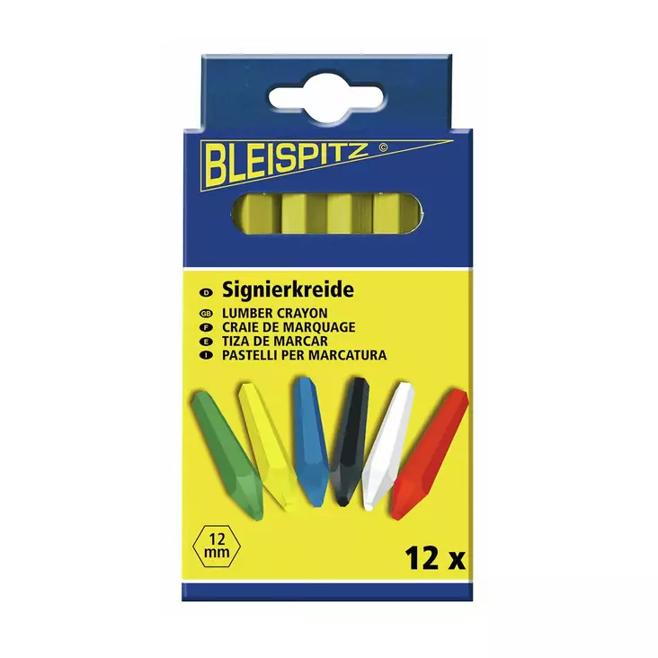 LIITU MERKINTÄ 12X120MM 12KPL KELTAINEN - Piirtopuikot, kynät ja merkintätyökalut - BP211 - 1