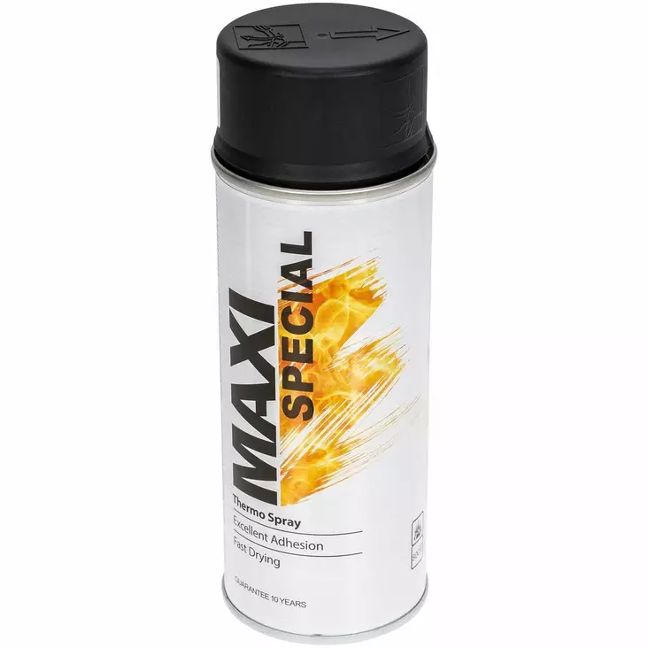 SPRAYMAALI LÄMMÖNK. MUSTA 400ML - Maalit - TIP1201 - 1