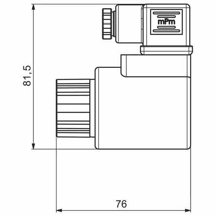 12 V SOLENOIDI ADB3 - Hydrauliikkaventtiilit - DBNG612 - 2