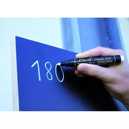 PICA Instant White 522 1-4mm valkoinen huopakynä - Piirtopuikot, kynät ja merkintätyökalut - P52252 - 2