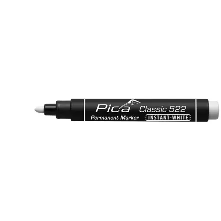 PICA Instant White 522 1-4mm valkoinen huopakynä - Piirtopuikot, kynät ja merkintätyökalut - P52252 - 1