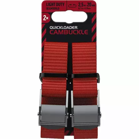 PIKALUKKOVYÖ QL 300KG 2,5M X 20MM 2-PACK - Pikalukkovyöt - QL82712 - 2