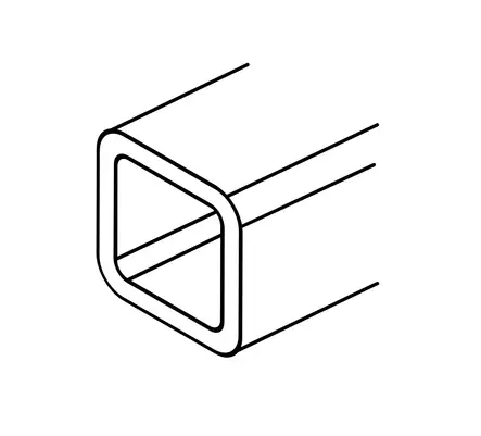 RHS-putkipalkki 100X50X4X6000mm - RHS putket - 1200342122 - 1