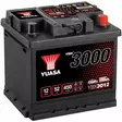 AKKU YUASA 52AH -+ 207X175X190 - 12V akut - YBX3012 - 1