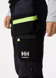 HOUSUT C52 OXFORD MUSTA/HARMAA - Työhousut - HH77405-999-C52 - 4