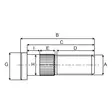 PULTTI M14X1,5X41MM 903C14 - Navat ja akselit - ADR0002 - 1