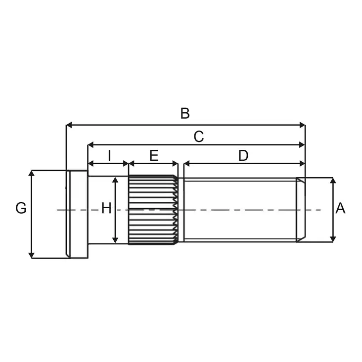 PULTTI M14X1,5X41MM 903C14 - Navat ja akselit - ADR0002 - 1