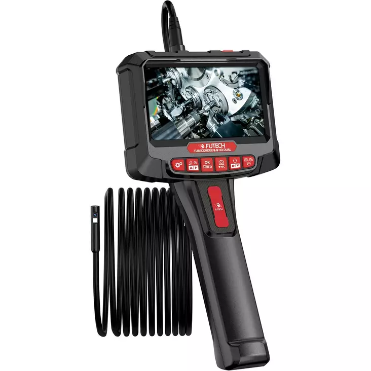 TARKISTUSKAMERA 5.5 HD DUAL 5MM/5M - Ajoneuvotestauslaitteet - AG082 - 1