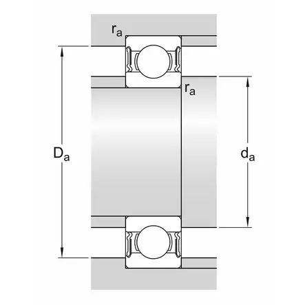 URAKUULALAAKERI 75X115X20 SKF - Deutz - Fahr - SKF6015-2RS1C3 - 2