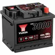 AKKU YUASA 45AH -+ 207X175X175 - 12V akut - YBX3063 - 1