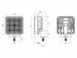 BULLPRO SPECTRUM 54 SQUARE - Työvalot - 1603-300233 - 3