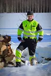 DIMEX Turva kokohaalari 60381 hv-keltainen M - Työhaalarit - 6038103 - 3