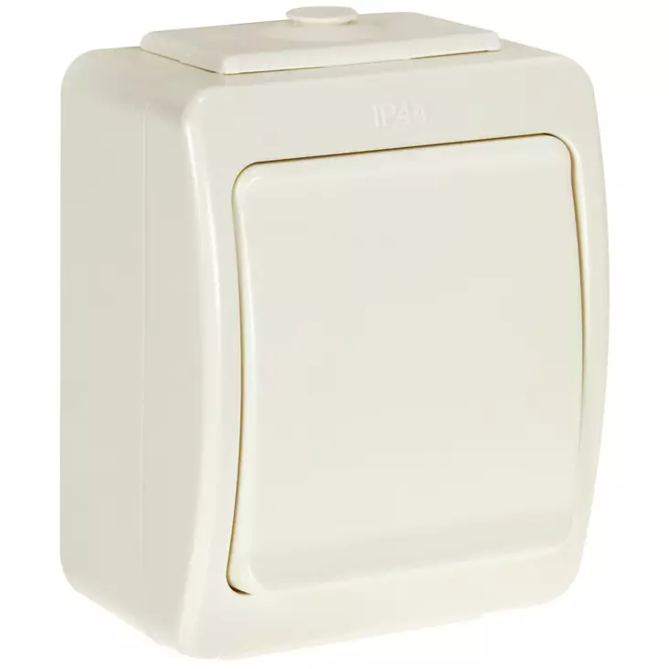 KYTKIN 1-NAP / PORRAS IP44 PALOLUOK - Liittimet ja rasiat - AM0173 - 1