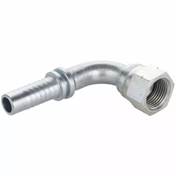 LETKULIITIN JIC 7/16-3/16 90 SISÄKIERRE - Hydrauliikkaliittimet - P225900403 - 1