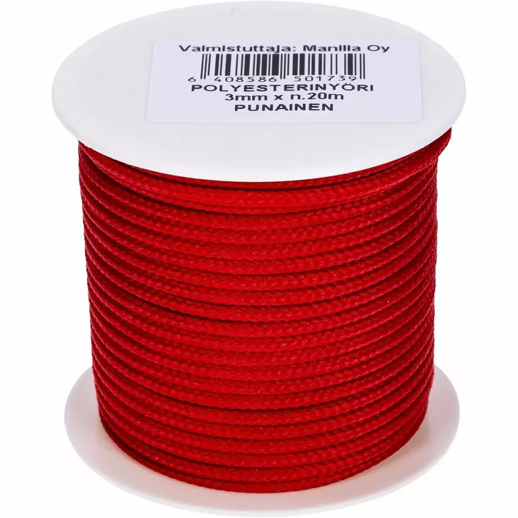NARU POLYESTERI 3MM 20M - Köydet ja narut - MAN650173 - 1