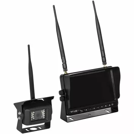 PERUUTUSKAMERA SETTI LANGATON 12/24V 7 TUUMAA QUAD - Langattomat - ST0574 - 1