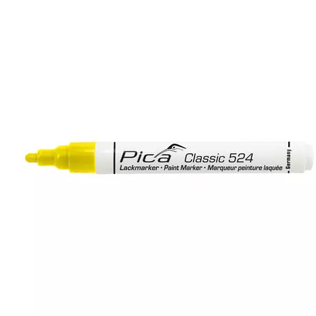 PICA 524 Classic 2-4mm keltainen maalikynä - Piirtopuikot, kynät ja merkintätyökalut - P52444 - 1