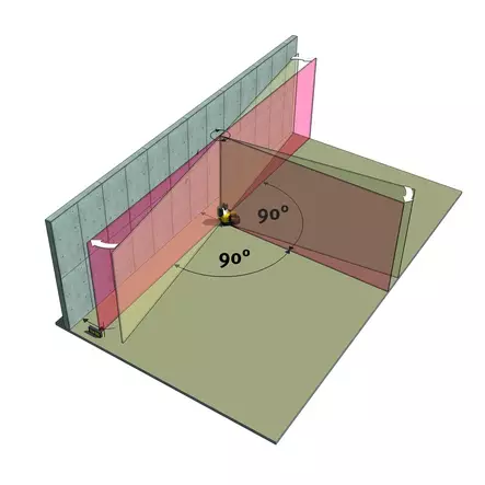 STABILA LA180L 5-osainen monilinjalaser - Lasermittauslaitteet - SB18044 - 2