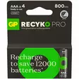 LADATTAVA PARISTO 1,2V AAA 800MAH RECYKO PRO 4KPL - Paristot - GP201244 - 1