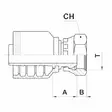 LETKULIITIN BSP 1/4-1/4 SUORA SISÄKIERRE - Hydrauliikkaliittimet - PS205100404 - 3
