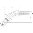 WEO PLUG-IN 10MM-1/4 PISTOKE 45 LETKULIITIN - Hydrauliikkaliittimet - H147120404 - 2