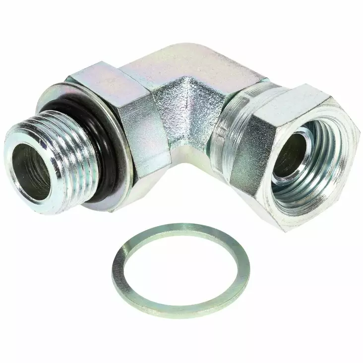 SUUNNATTAVA BSP 1/4 90 SISÄKIERRE-ULKOKIERRE - Hydrauliikkaliittimet - BSP9590404 - 1