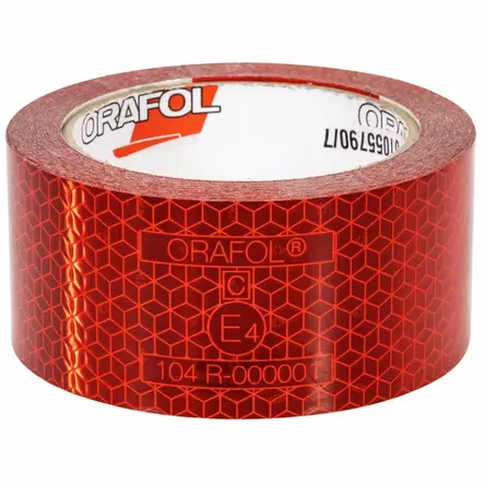 HEIJASTINTEIPPI PUN. 50MMX12,5M ECE R104 - Teipit, kelmut ja suojat - ST100662R125 - 1