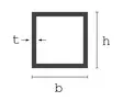 Alumiini neliöputki 30x30x2X6000mm - Alumiinit - 4106021185 - 2
