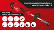 MILWAUKEE M18 FOPH-BBA harjatela - Milwaukee Puutarhakoneet - 4932479985 - 2